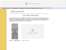 Tablet Screenshot of micromotive.de